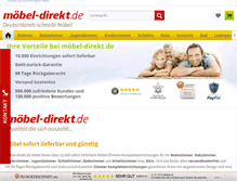 Tablet Screenshot of moebel-direkt.de